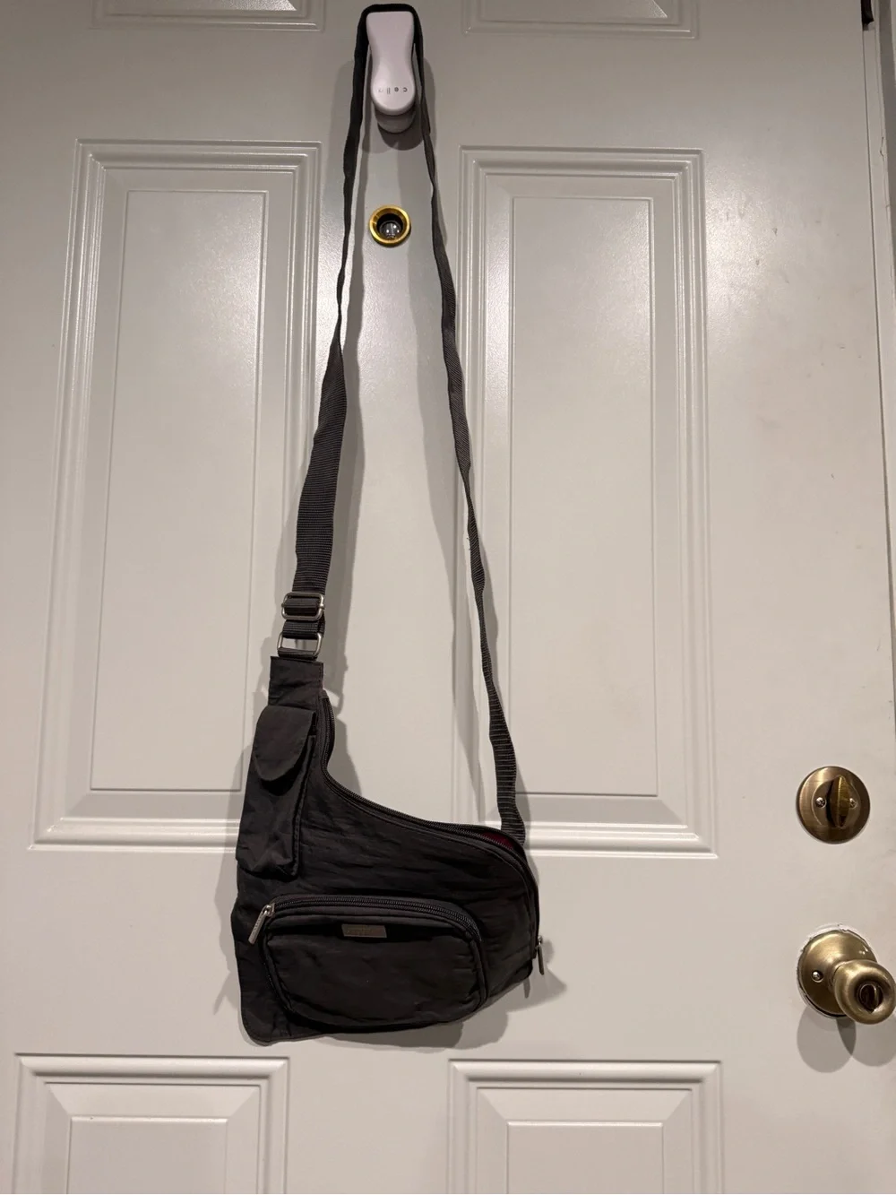 Baggallini Charcoal Gray Crossbody Sling Bag